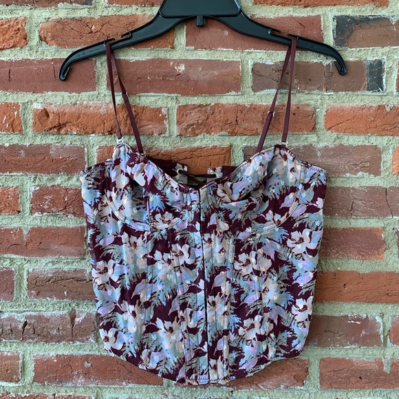 Urban Outfitters Tops - Urban Outfitters Floral Corset